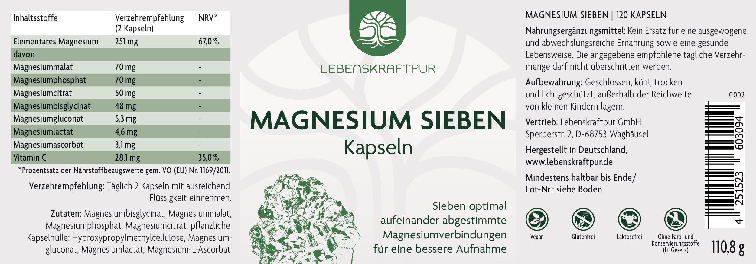 Magnesium Sieben Kapseln