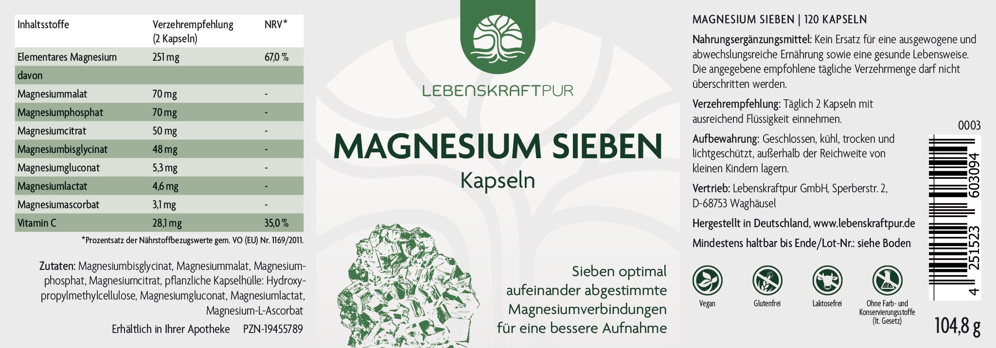 Magnesium Sieben Kapseln