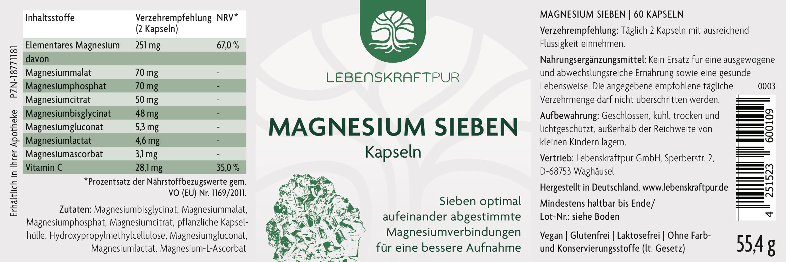 Magnesium Sieben Kapseln