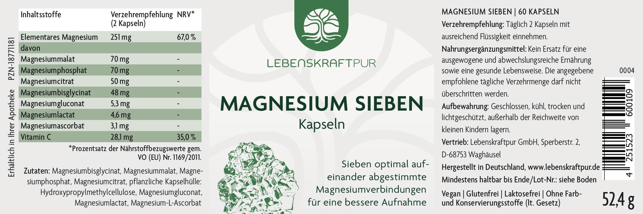 Produktbild Magnesium Sieben Kapseln