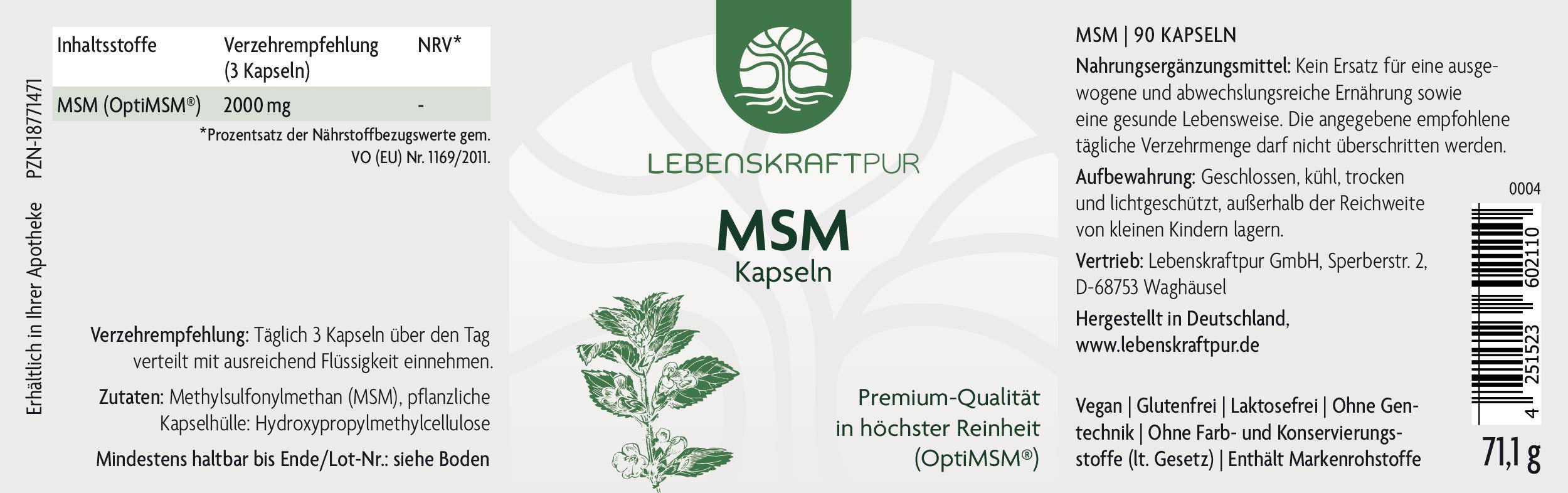 MSM Kapseln