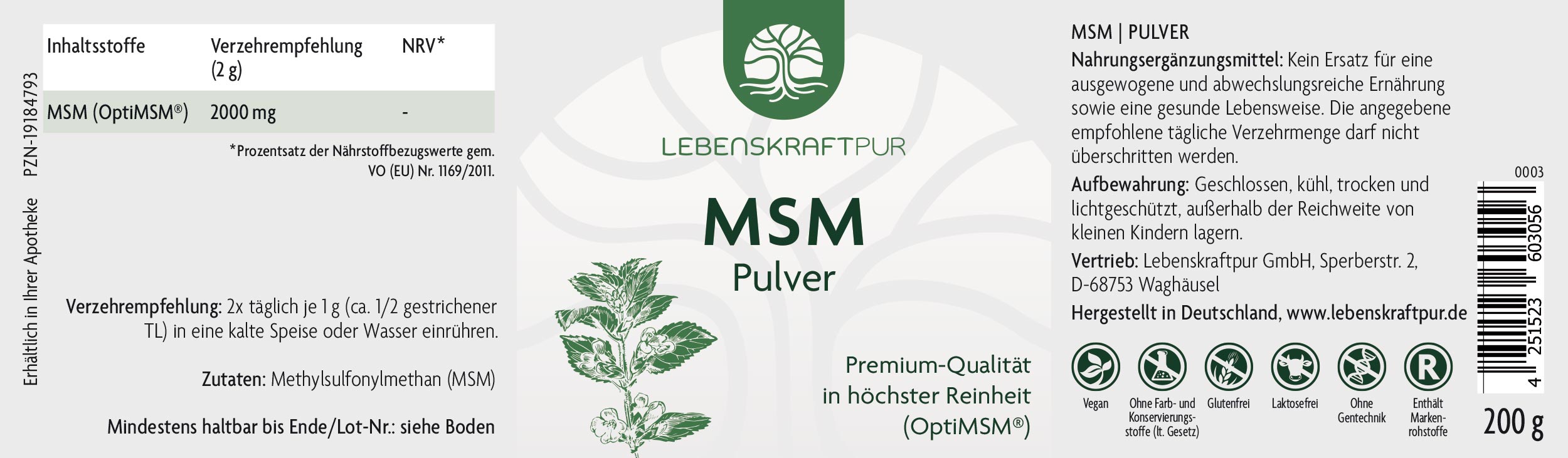 MSM Pulver