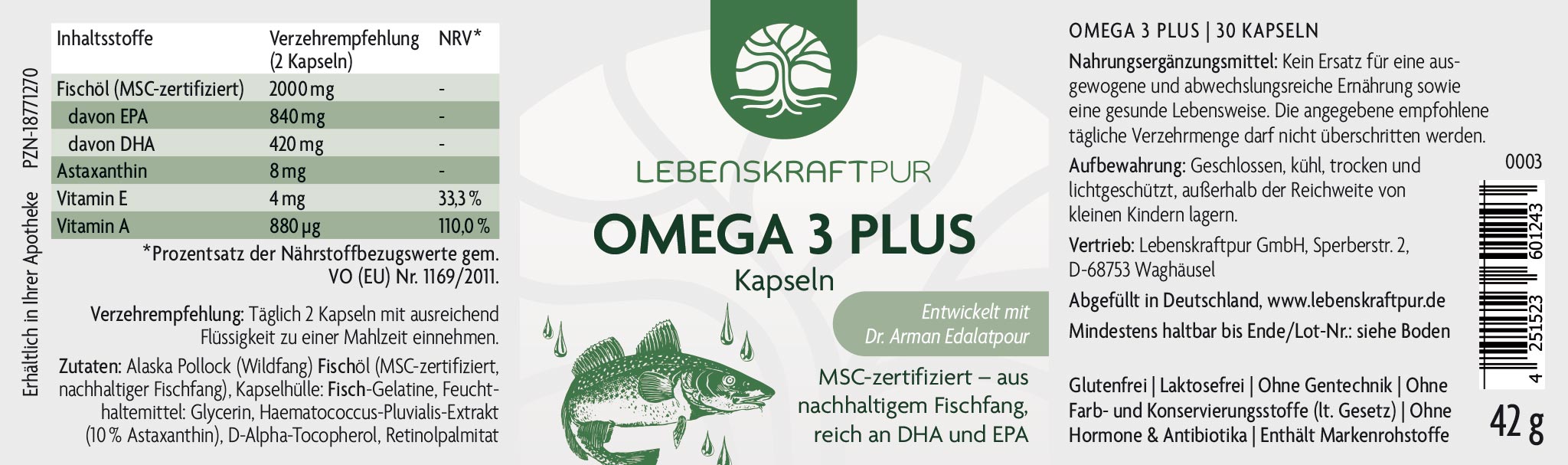 Omega 3 Plus Kapseln