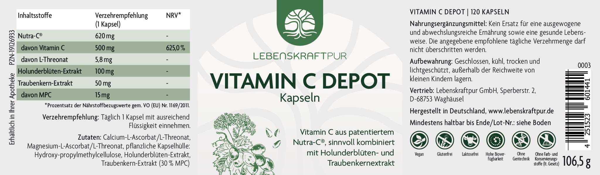 Vitamin C Depot Kapseln