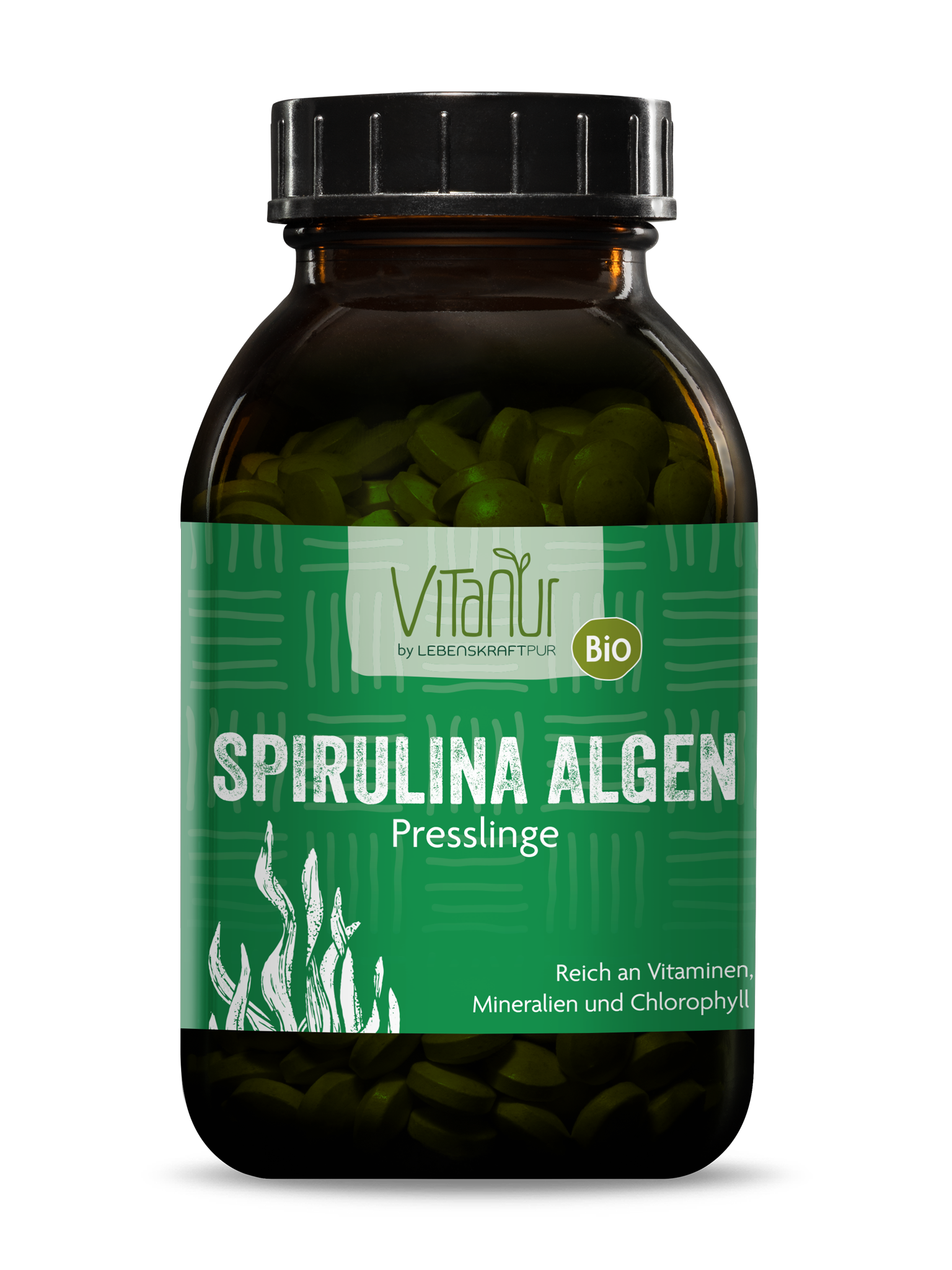 Bio Spirulina Algen Presslinge